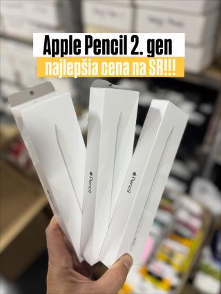 📱 Apple Pencil 2. generácie 📱 Originálne balenie 📱 Najnižšia cena na SR ‼️ Kúpiš na eshope