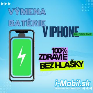 📱🔋 Výmena batérie v iPhone bez chybovej hlášky a so zdravím 100% 🔋 Aj na počkanie u nás na predajni 📱 Skladom iPhone Seria...