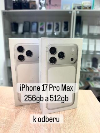 📱 iPhone 17 Pro Max v kapacite 256gb a 512gb k odberu #imobil #imobilmichalovce #17promax #vykupmobilov